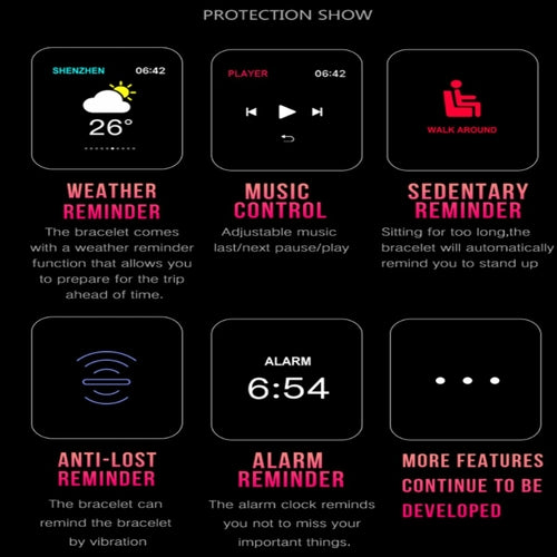 Smart Fit Activity Watch - Wellness & Sports Tracker | XYF Studios