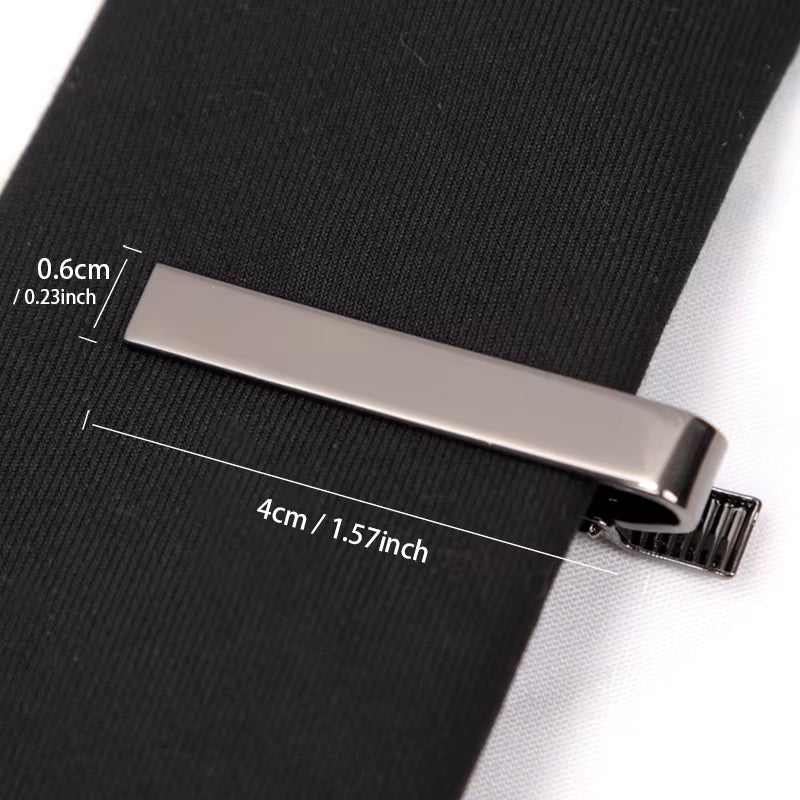 Tie Clips Gold Colour Fashion Ties for Men Gifts Metal Simple Bar Clasp Practical Necktie Accessories Tie Pin Mens Collar Clip