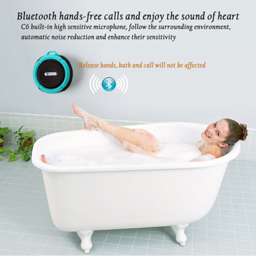 Waterproof Bluetooth Speaker - Mini Portable with Suction Cup | XYF Studios