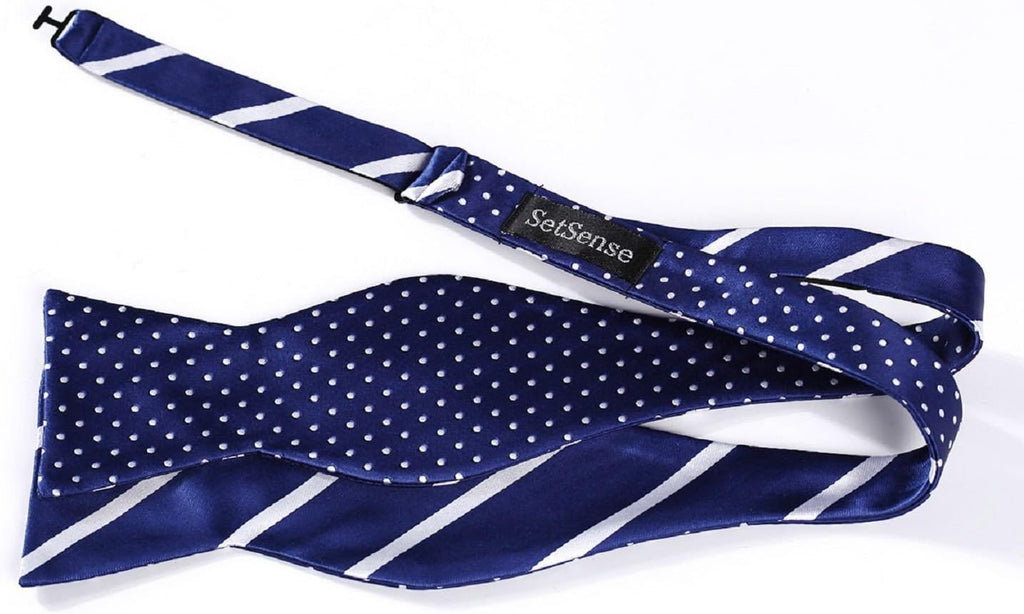 Bow Ties for Men Self-Tie Plaid Checked Bowties and Pocket Square Set Stripe Formal Tuxedo Bowtie Wedding Party