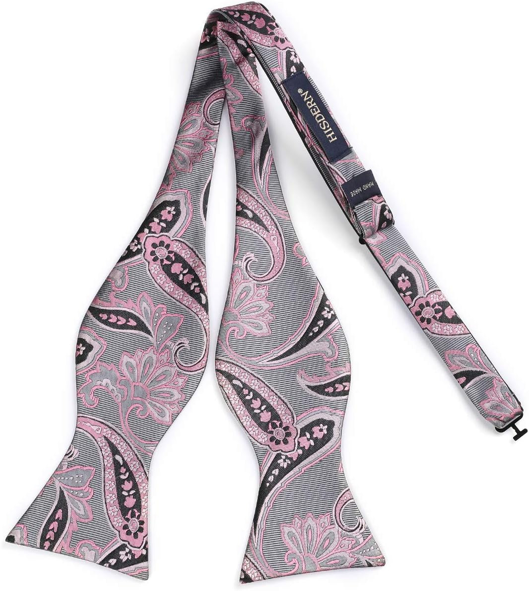 Bow Ties for Men Paisley Bowties Mens Self Tie Bow Tie and Pocket Square Set Formal Tuxedo Wedding Bowtie