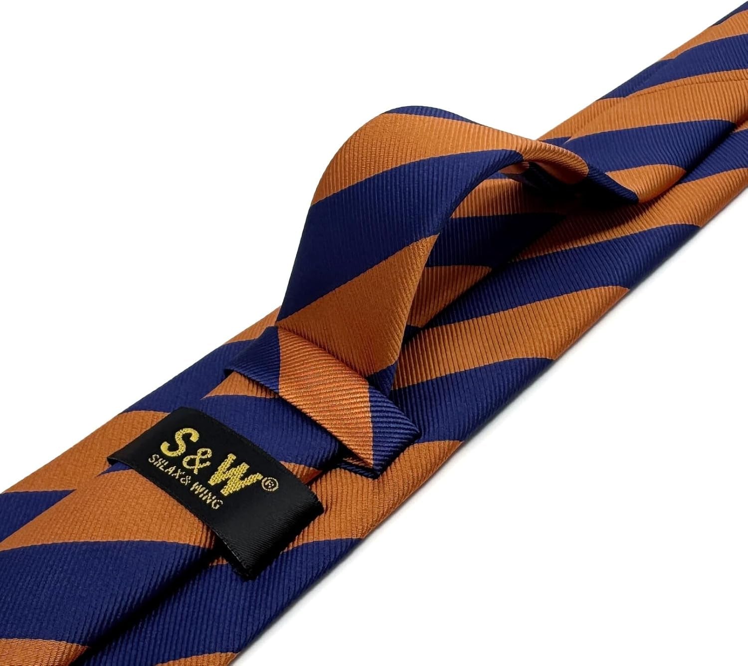 Necktie Set for Men Striped Tie Hanky Pack Green Yellow Blue Woven