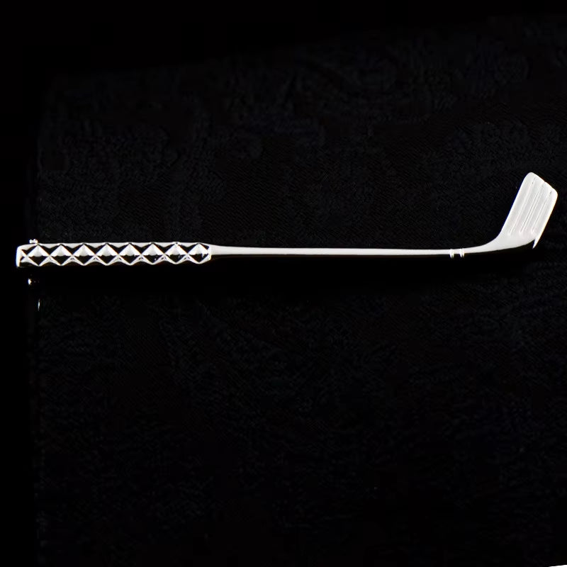New High Quality Laser Engraving Tie Clip Black Men'S Business Tie Pin Free Delivery Rudder Feathers