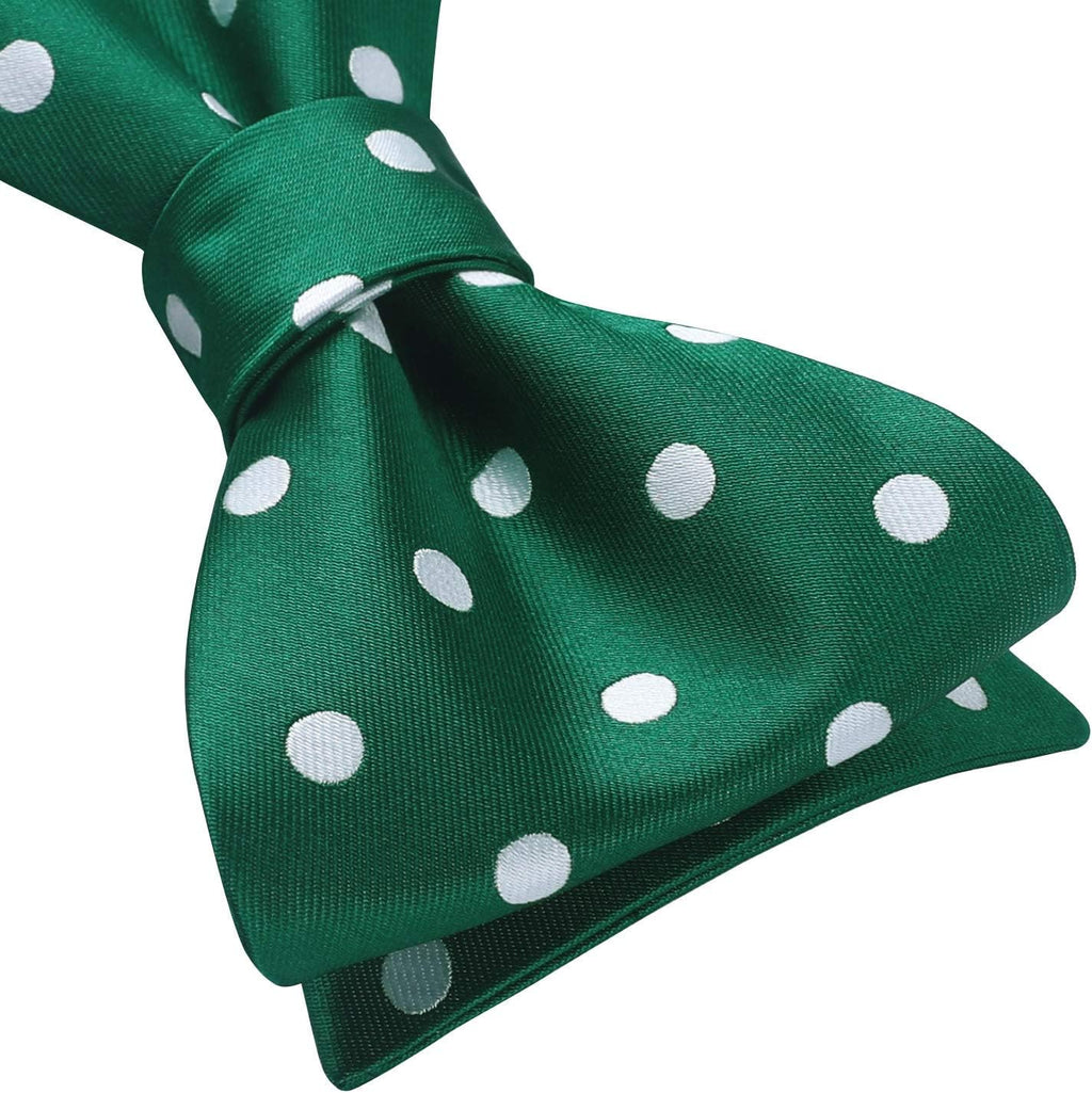 Bow Ties for Men Polka Dot Selftie Bowtie and Pocket Square Classic Business Tuxedo Wedding Bowties Handkerchief