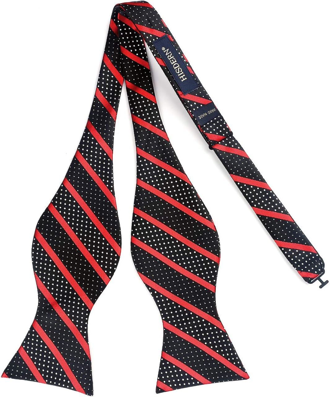 Bow Ties for Men Striped Bowties Men'S Self Tie Bowtie Handkerchief Formal Tuxedo Wedding Bowties and Pocket Square