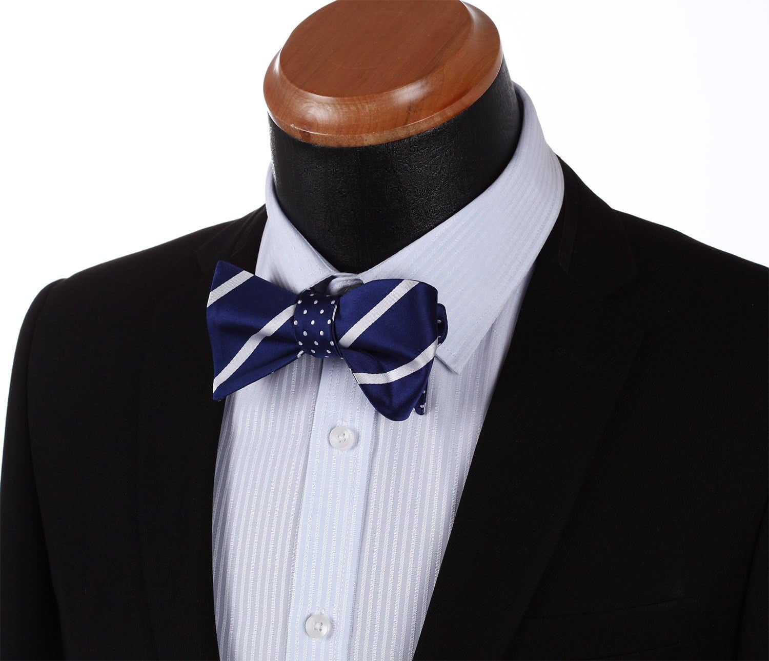 Bow Ties for Men Self-Tie Plaid Checked Bowties and Pocket Square Set Stripe Formal Tuxedo Bowtie Wedding Party