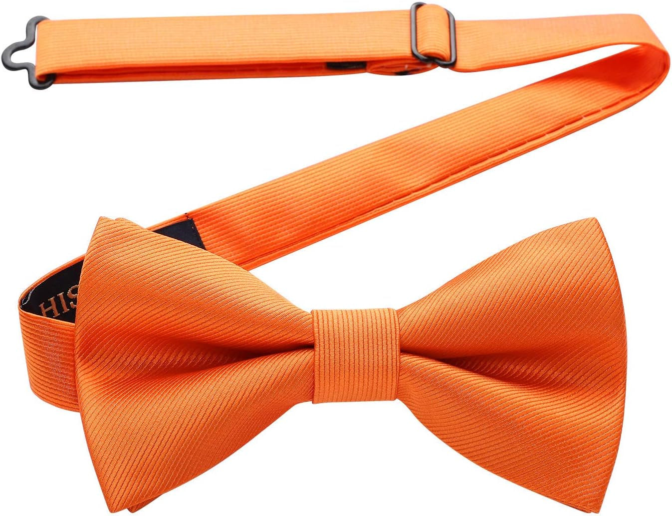 Mens Bow Ties Solid Color Pre Tied Bowtie and Pocket Square Set Classic Formal Tuxedo Bowties for Wedding Party