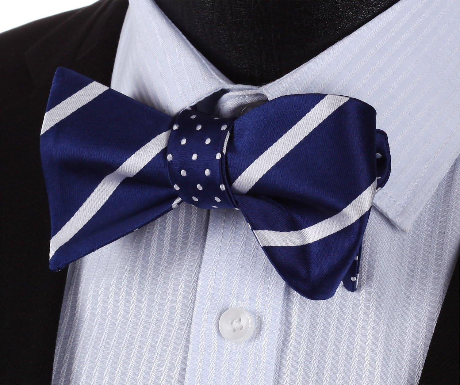 Bow Ties for Men Self-Tie Plaid Checked Bowties and Pocket Square Set Stripe Formal Tuxedo Bowtie Wedding Party