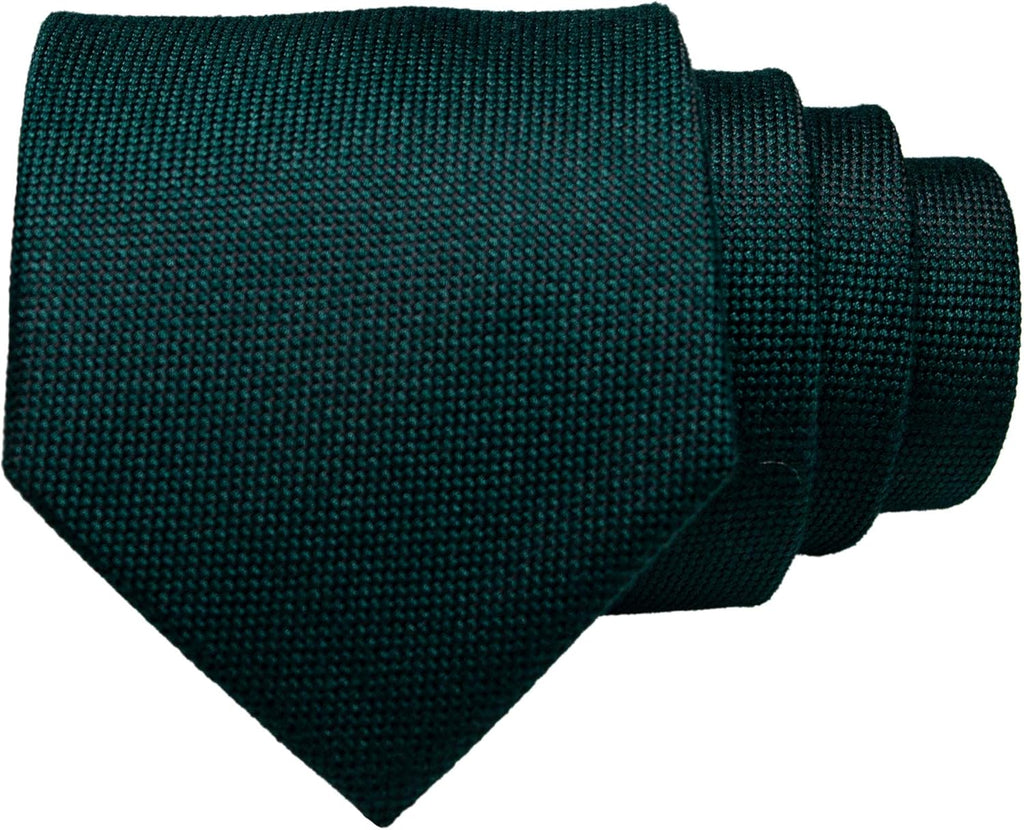 Solid Color Wool Tie and Pocket Square with Tie Clip Sets for Men